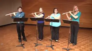 Shimmering Silver Flute Quartet: Sheep May Safely Graze