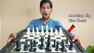 Amazing Big Size Wooden Laminated Chess Board Unboxing - Chatpat toy tv