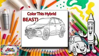 Coloring Cool Cars: BYD SEALION 6 DM SUV | Adventure Art Time @ColorAdventure-f3f