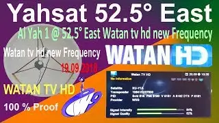Yahsat 52 5&deg; East Search Watan tv hd new Frequency in All Channel list 19 09 2018
