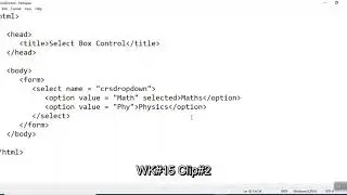 HTML Forms | Part 2