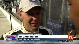 Ed Carpenter wins pole position