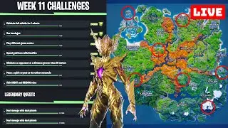 STREAMED: 🔴WEEK 11 CHALLENGES!🔴 Visit Ghost & Shadow Ruins + Dual Pistol damage [Fortnite Season 6]