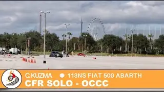 113 Novice Fiat Abarth @ 12.07.2021 CFR Solo - OCCC