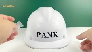 Customize hard hat stickers, Custom name decal