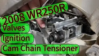 Проверка клапана WR250R &mdash; замена натяжителя и замка зажигания