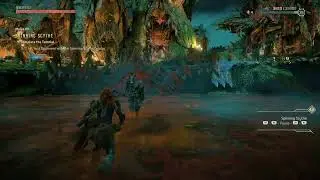 Horizon Forbidden West: melee pit spinning scythe