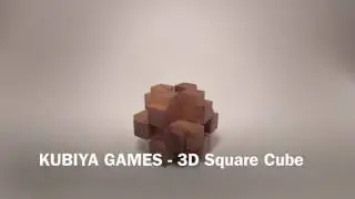 How To Solve The 3D Square Cube Puzzle - BY KUBIYA GAMES