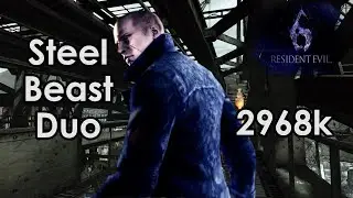 RESIDENT EVIL 6 (PS4) The Mercenaries No Mercy Duo | Steel Beast | Jake DEF | 2968k