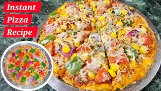 झटपट कढाई मैं बनने वाला Pizza||Instant Pizza Recipe||Pizza Recipe मेरे स्टाइल में