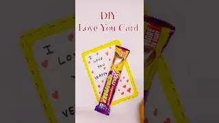 &ldquo;I Love You Very MUNCH&rdquo; Card 💛 | DIY Valentine Gift
