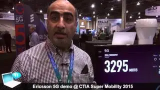 Ericsson 5G demo CTIA Super Mobility 2015