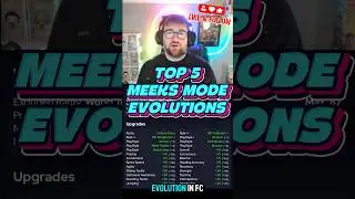 TOP 5 MEEKS MODE EVOLUTIONS IN FC26! #Evolution #MeeksMode #EvoReview #Top5 #FC26