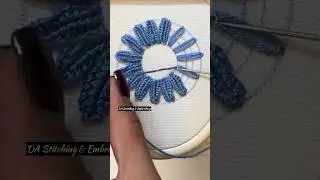 Most unique hand embroidery #shorts #trending #embroidery #handbroidery #ytshorts