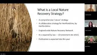 Hertfordshire Local Nature Recovery Strategy (LNRS) - Public Consultation Webinar - 19 August 2025