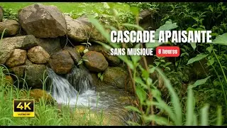 Cascade Naturelle en Tha&iuml;lande &ndash; Bruit d&rsquo;Eau Relaxant pour Dormir (8H Sans Musique)