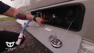 How to Dump Gray & Black Water Tanks | Ultimate Coach Luxury Mercedes Sprinter