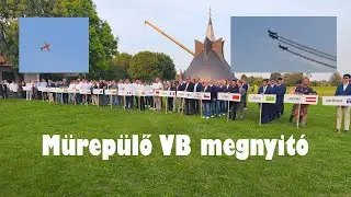 2025 évi Motoros Műrepülő világbajnokság nyitóünnepsége a Zalavári Történelmi Emlékparkban