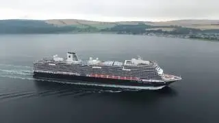 Koningsdam Maiden Arrival at Invergordon