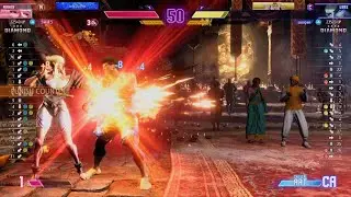 Street Fighter 6 Modern Manon Tech: L punch Manual command grab