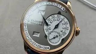 Обзор часов F.P. Journe Octa Calendrier из розового золота и белого золота