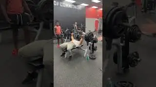 Benching 365 for 2 Reps