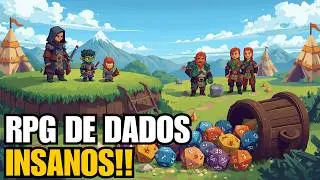 PEGGIN COM DADOS?! NOVO ROGUELIKE RPG DE DADOS VICINANTE! | Rune Dice