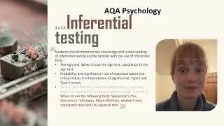 AQA Psychology Inferential Statistics 2: How to choose the right test