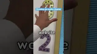 My maths classroom display