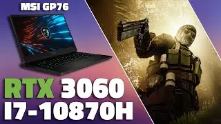 RTX 3060 Laptop + i7 10870H // MSI GP66 - GP76 Leopard // Benchmarked in 8 Games.