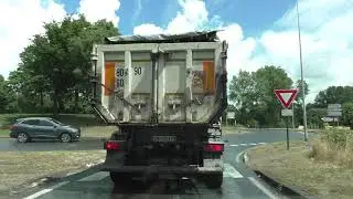 Driving On The D790 & D790B From 22480 Saint Nicolas du P&eacute;lem To 22940 Plaintel, Brittany, France