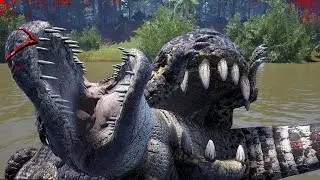 GIANT ALLIGATOR!!! - The Isle