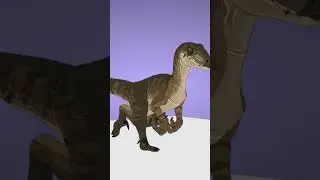 fallen ashes raptor teaser 2 walking animation #roblox #velociraptor #gaming