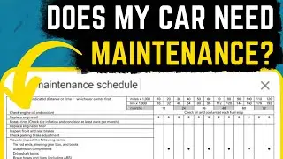 How to Find Your Maintenance Schedule for YOUR Vehicle - Girlie Garage