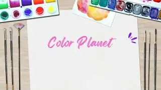 Color planet Animal painting Dog