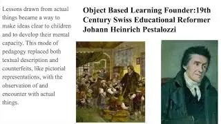 Back of the Bus Teachers: Object Based Learning
