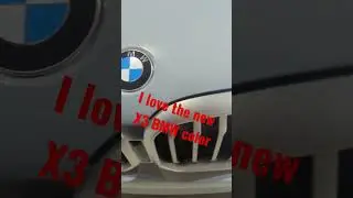 I love the new  X3 BMW color Brooklyn Gray Metallic 😍