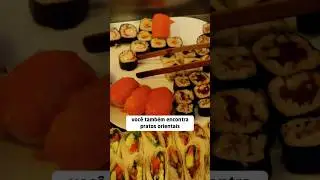 Sabor Oriental: Uma Fus&atilde;o de Sabores do Oriente e do Brasil! 🥡 😋 #df #sushi #food #sashimi #japan