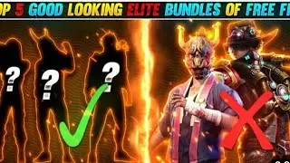 Free Fire Top 5 Good Looking Elite Paas | Garena Free Fire | Dynaman Gamer FF