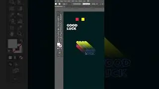 Illustrator Tips 3D Text #shorts