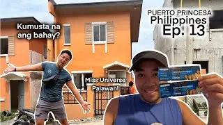 PUERTO PRINCESA vlog | Silip sa progress sa bahay sa Camella + walking city tour | Cj Ventura