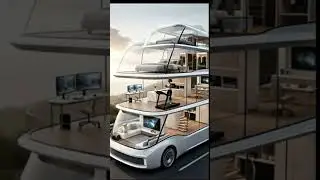 &ldquo;World&rsquo;s First 4-Story White Motorhome 🏠🚐 | Luxury on Wheels | AI Future Vehicle&rdquo;