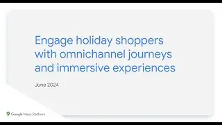 Engage holiday shoppers with omnichannel journeys and immersive experiences