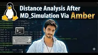 Distance Analysis After MD_Simulation Via Amber