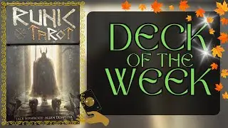 🌻BEST TAROT DECK FOR LOVERS OF NORSE & VIKING STUFF! #Runictarot Tarot Deck flip through