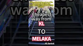🇲🇾 How to travel from KL Kuala Lumpur (TBS) to Melaka Sentra by busl | Malacca Malaysia #shorts