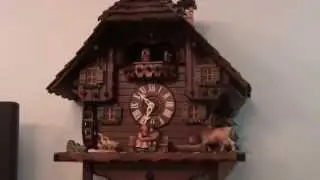 cuckoo 8 day clock - Loving kiss