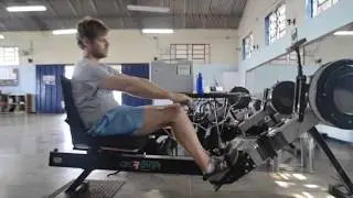 FES rowing: first demonstration