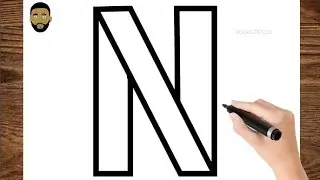 How To Draw NETFLIX Logo - step by step