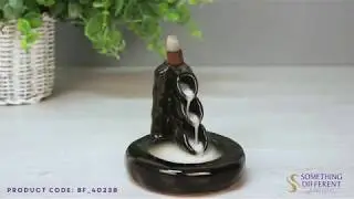 Bamboo Waterfall Backflow Incense Cone Burner | Something Different Wholesale
